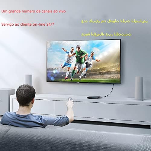 Dreamosa IPTV Box 4K סרטונים סרטים סדרת טלוויזיה סדרת טלוויזיה מצוירת מבוגרים מברזיל הודו אירופה ערבית 2GB RAM 16GB ROM BLACK 10X10X1CM HOME 0