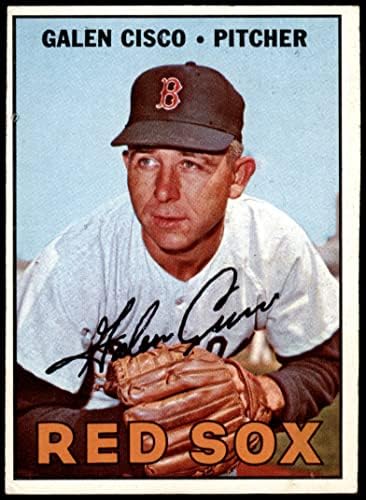 1967 Topps 596 Galen Cisco Boston Red Sox VG/Ex Red Sox